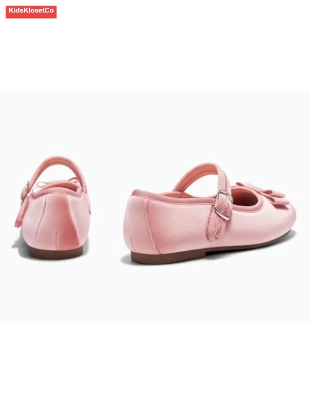 Girls Mary Jane Dress Shoes Bow Round Toe Ballet Flats